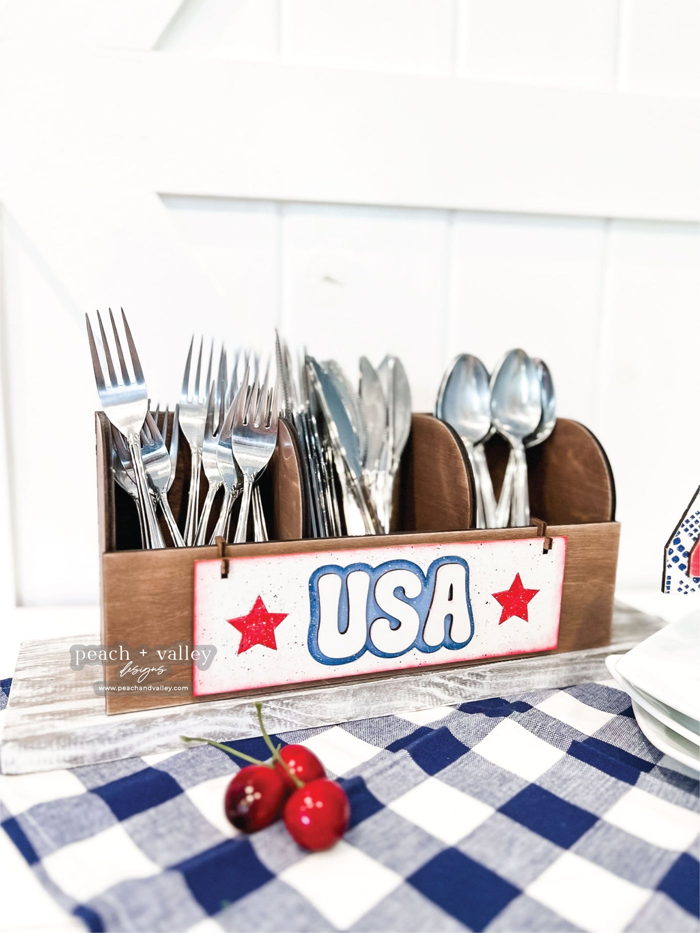 USA Utensil Holder Blank