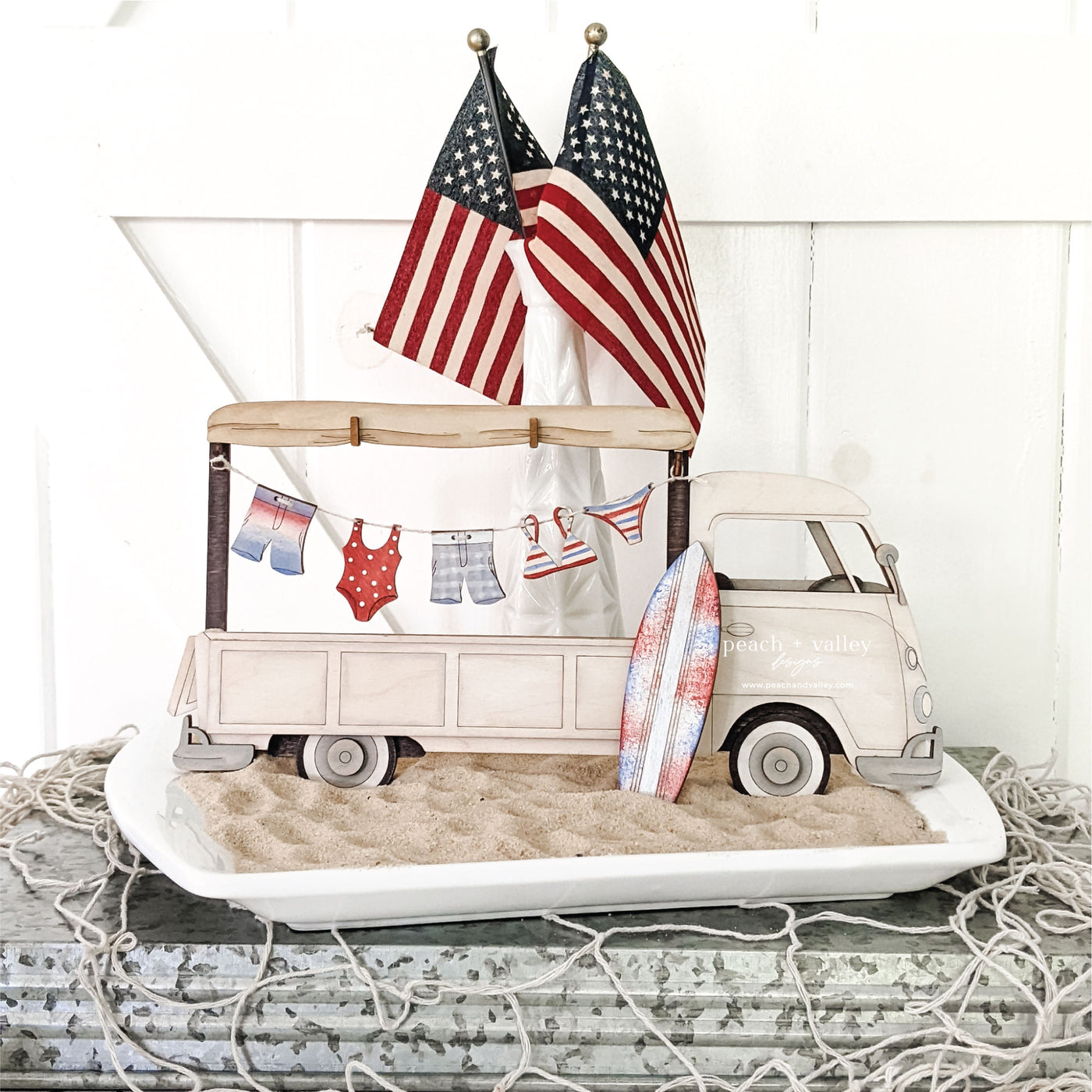 VW Truck Blank with USA Add-Ons