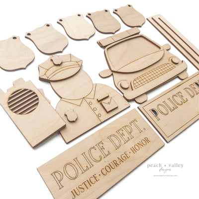 Police Set Blanks