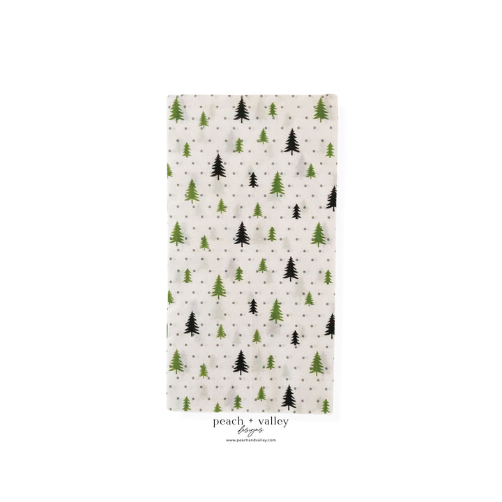 Trees + Polka Dots Guest Napkin