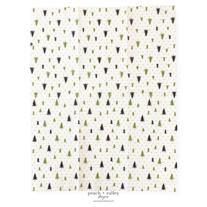 Trees + Polka Dots Guest Napkin