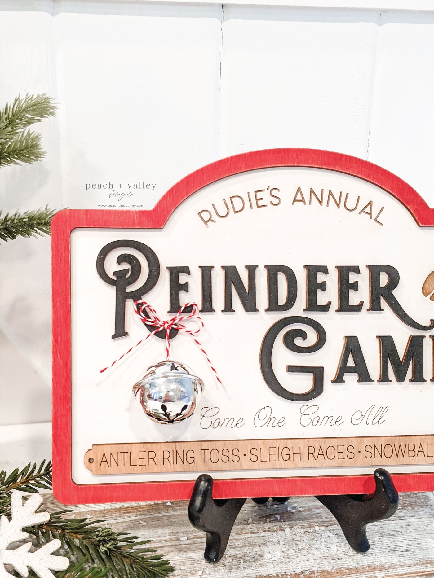 Reindeer Games Sign Blank