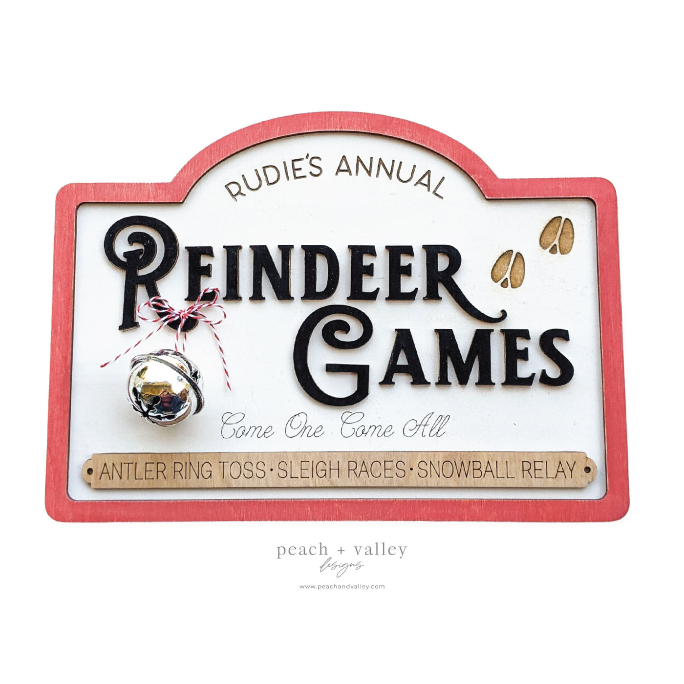 Reindeer Games Sign Blank