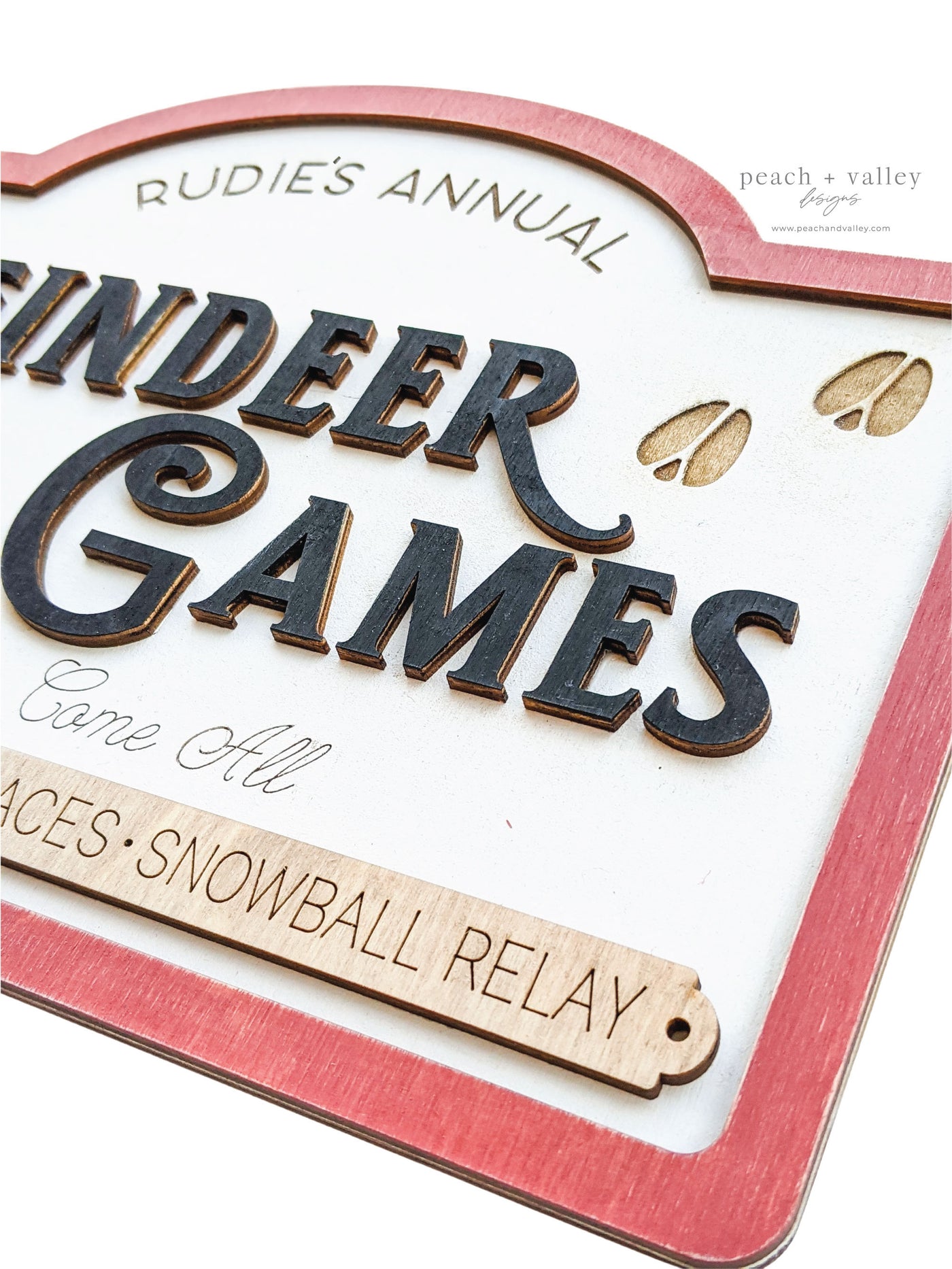 Reindeer Games Sign Blank