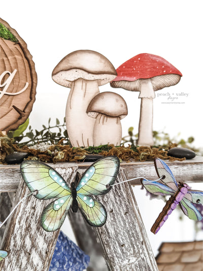 Mushroom Trio Blank