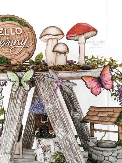 Mushroom Trio Blank
