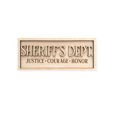 Sheriff's Dept. Sign Blank