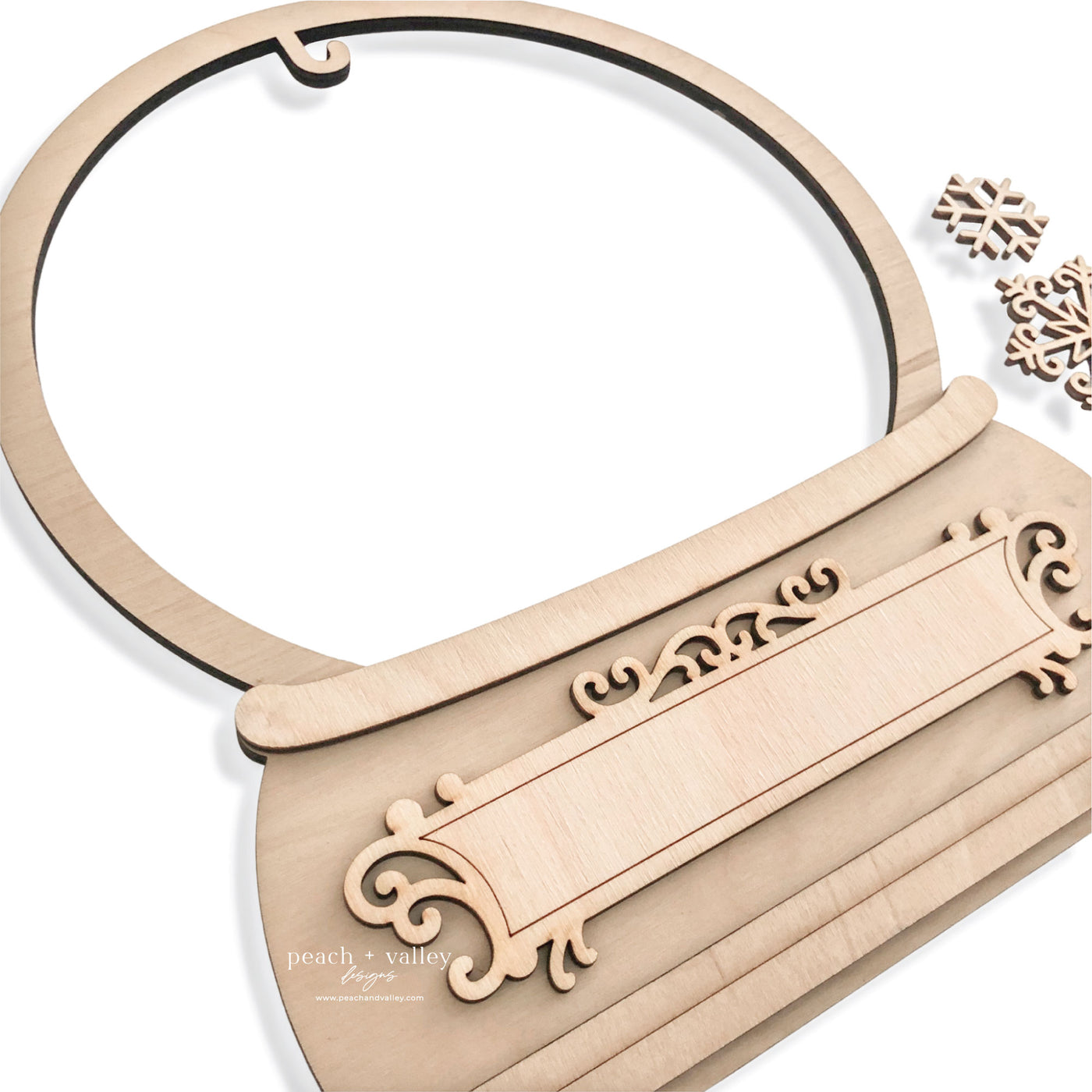 Snow Globe Ornament Hanger Cut File