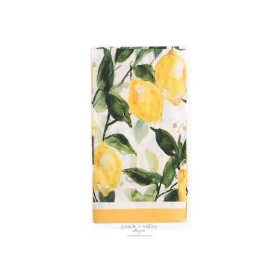 Painted Lemons Guest Napkin
