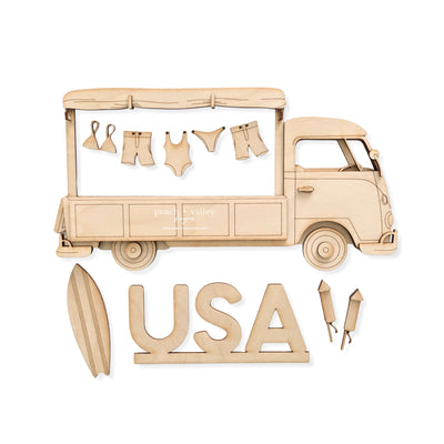 VW Truck Blank with USA Add-Ons