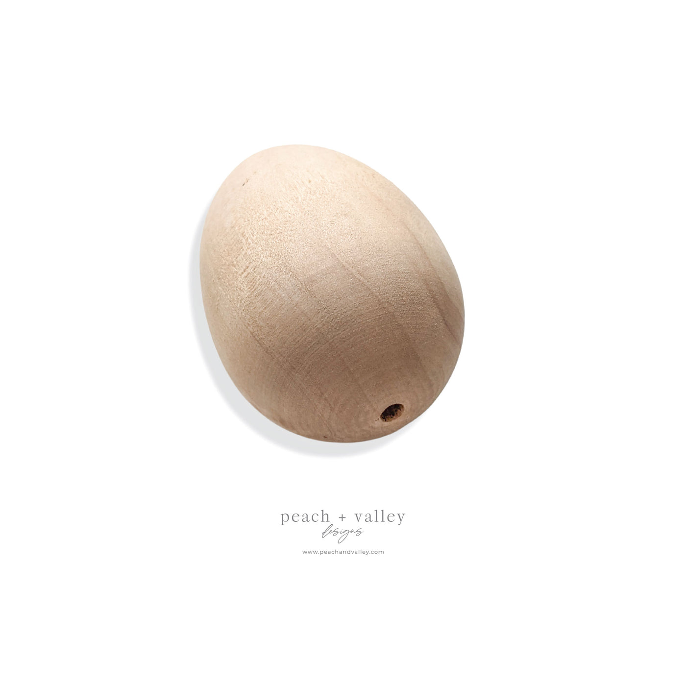 Wooden Egg Bead
